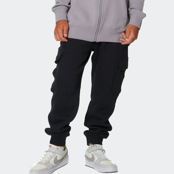 Body Action Cargo Junior Trousers 024505-01-Black