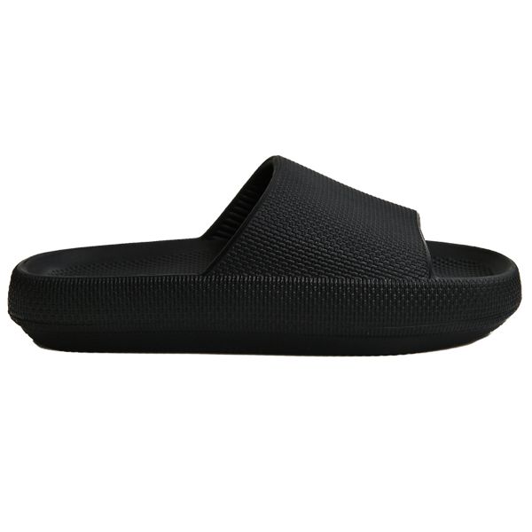Body Action Unisex Pool Slides 093507-01-Black