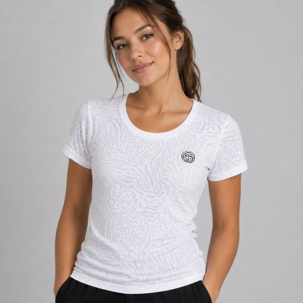 Bidi Badu Anni Burnout Tech Women's Tee W354071203-WH