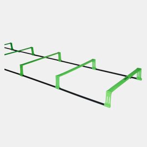 Agility Ladder with Hurdles 2m