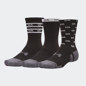 Under Armour Performance Tech Crew Socks x 3